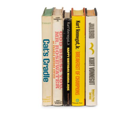 VONNEGUT, Kurt, Jr. (1922-2007). A group 8 novels, comprising: &nbsp;Cat's Cradle. New York, Chicago, and San Francisco: Holt