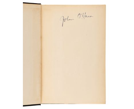 O'HARA, John (1905-1970). Butterfield 8. New York: Harcourt Brace and Company, 1935. &nbsp;8vo. Half-title. Original black cl