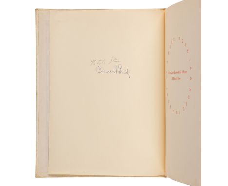STEIN, Gertrude (1874-1946). The World is Round. New York: William R. Scott, Inc., 1939. &nbsp;4to. Printed in blue and white
