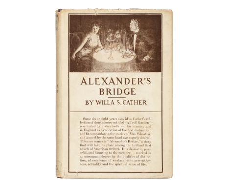 CATHER, Willa (1873-1947). Alexander's Bridge. Boston and New York: Houghton Mifflin Company, 1912.8vo. Original purple gilt-