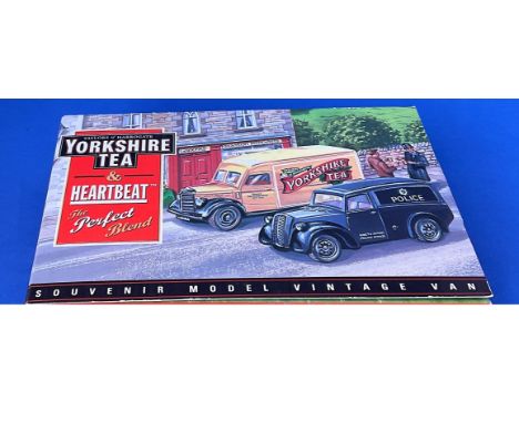 Vintage Toys. A Yorkshire Tea collector's item. A North Riding Police Force vehicle in the original box. Illustrated by artis