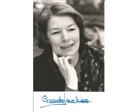 Glenda Jackson signed 6x4 black and white photo. Glenda May Jackson CBE (born 9 May 1936) is an English actress and politicia