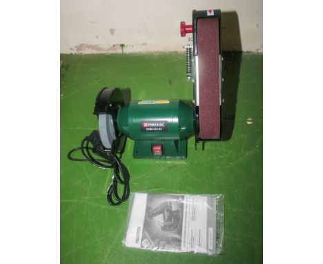 Park side bench grinder with belt sander PSBS 240 B2