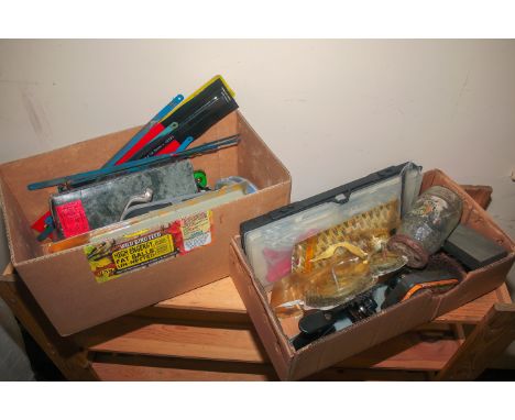Two boxes of assorted tools