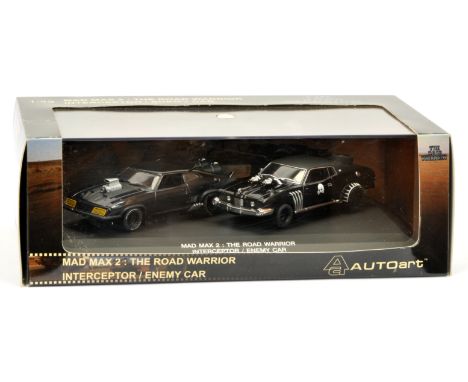 AUTOart 1/43 scale #52745 Mad Max 2 - The Road Warrior Interceptor / Enemy Car - Near Mint to Mint within Good to Excellent b
