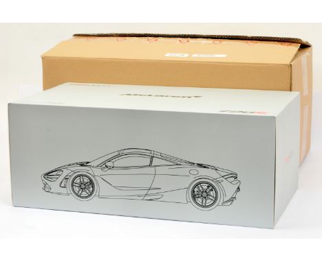 TSM Model (True Scale Miniatures) TSM120003 1/12th scale McLaren 720S - Blade Silver - appears to be Mint &amp; not removed f