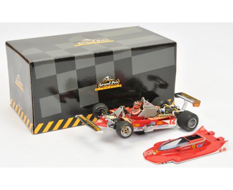 Exoto Grand Prix Classics 1/18th scale 97077 Ferrari 312T4 - red, racing number 12 - minor handling marks fr - Excellent Plus