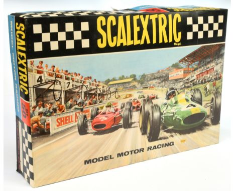 Scalextric Vintage Set 50 Model Motor Racing includes C82 Lotus - blue&nbsp; number 3 and C81 Cooper - red racing number 5 -s