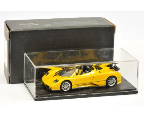 Spark SPZP03 1/43rd Pagani Zonda Spyder - yellow - Mint in Excellent boxes.&nbsp;