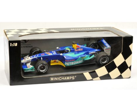Minichamps 1/18 Scale 100040082 Sauber Petronas - "F.Massa" 2004 Presentation - finished in turquoise, blue, white, race numb