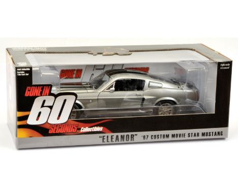 Greenlight 12909 1/18th scale &nbsp;"Eleanor" 1967 Custom Movie Star Ford Mustang "Gone In 60 Seconds"- finished in metallic 