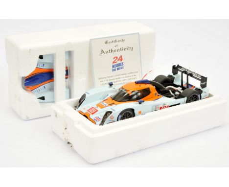 Autoart 1/18th scale Lola Aston Martin 24 Hour Le Mans "Gulf" - Excellent Plus (some light dust marks) with inner packing onl