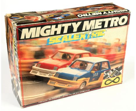 Scalextric C-880 Mighty Metro Racing, boxed set - &nbsp;unchecked for completeness condition&nbsp;generally appears to be Goo