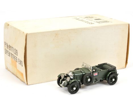 Franklin Mint 1/24th scale B11TL09 1929 Bentley 4.5 Litre Blower - British Racing Green, Excellent - does have some packing r