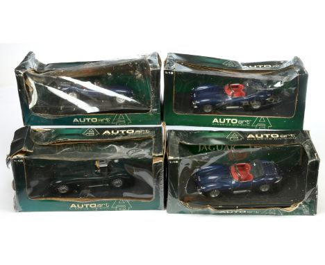 Auto Art a boxed group of&nbsp; "Classics Division" 1:18 Scale Models Includes Jaguar XK-SS "1956 Blue" 73510 with others. Al