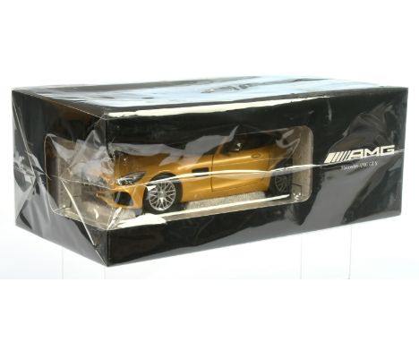 Norev B66960410 1/18th scale Mercedes AMG GT S Solar Beam - metallic yellow gold - Mint in Near Mint sealed packaging.