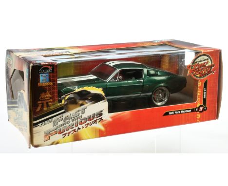 RC2 (Joy Ride Studios) 1:18th Scale 'The Fast and the Furious' 1967 Ford Mustang - Near Mint to Mint within generally Good Pl