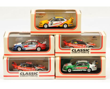 Australian 1:64 scale boxed group to include (1) Classic Carlectables #64164 - Ford FG Falcon - Team Vodafone; (2) Biante Min