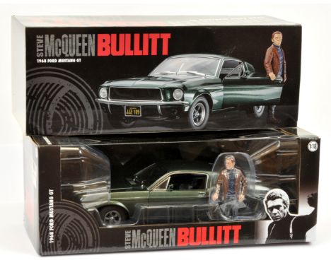 Greenlight GRE12885 1/18th scale &nbsp;"Steve McQueen Bullitt" Ford Mustang Fastback - finished in metallic green with black 
