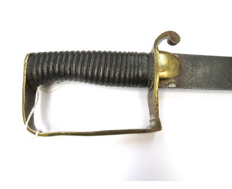 A Wilkinson of Pall Mall, London sabre akin to the 1896 Indian Mountain Artillery sword. Hilt re-shaped and no single filler 