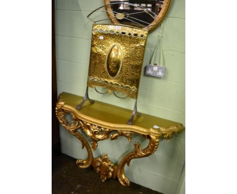 An Arts & Crafts fire screen 