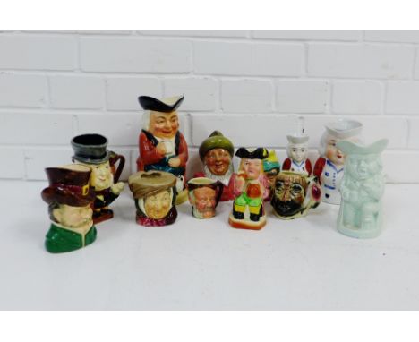 A collection of thirteen various Toby jugs to include Royal Doulton 'Sairey Gamp', Kelsboro Ware 'Gaffer', Melba Ware  and La
