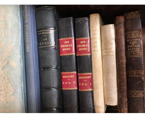 Collection of books, comprising: Sir Thomas More: Or, Colloquies on The Progress and Prospects of Society, by Robert Southey,