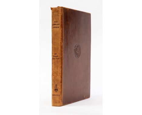 Walton, Izaak; Charles Cotton. The Compleat Angler, Caradoc Press edition (limited edition) numbered 90 of 350, Chiswick: 190