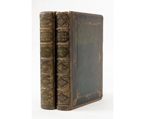 Walton, Izaak; Charles Cotton. The Complete Angler, second Nicolas edition, London: Nattali and Bond, 1860. Full crushed gree