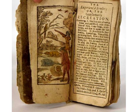 A very scarce English hunting book published during the reign of Queen Anne: [Smith, John]. The Experienc'd Fowler: Or, The G