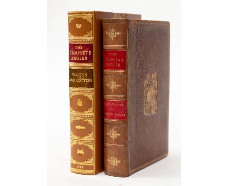 Walton, Izaak; Charles Cotton. The Complete Angler, Lewis edition, London: L. A. Lewis, 1839. Bayntun half-calf binding with 