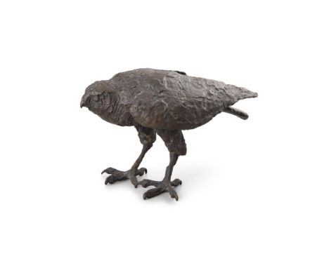 Oisin Kelly RHA (1915-1981) Sparrow Hawk  Bronze, 38 x 19 x 21(h)cm (15 x 7½ x 8¼")Literature: Fergus Kelly, The Life & Work 