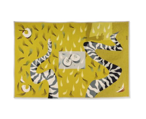 Louis Le Brocquy HRHA (1916-2012) Eden (1952) Aubusson tapestry, 110 x 180cm (43¼ x 70¾ ") Atelier Tabard Frères & Soeurs Edi