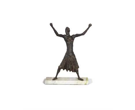 John Behan RHA (b.1938)Medb (c.1970)Bronze, 40cm high (15&frac34;") (including base)Signed, numbered 1/0 and dated indistinct