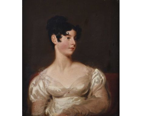 After Thomas Lawrence (1769-1830) Portrait of Lady Elizabeth Mary Grosvenor (1797-1891) née Leveson Gower, oil on canvas, 76 