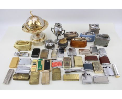 Cigarette Lighters Inc. Vintage Table / Desk Ronson Zippo Novelty Advert Job Lot 
