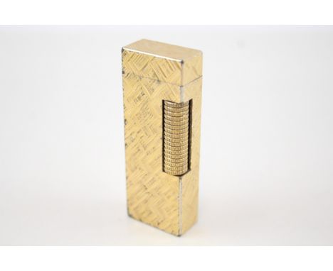 dunhill gold plated rolagas cigarette lighter 