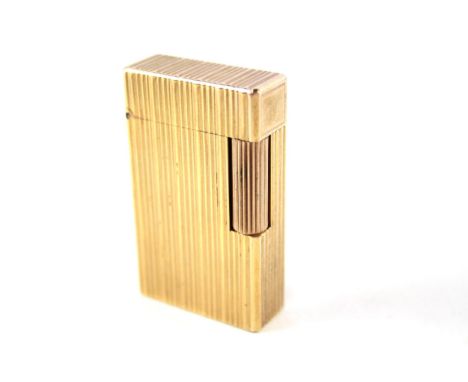 Vintage S.T DUPONT Gold Plated Cigarette Lighter- 3750BS (90g) 