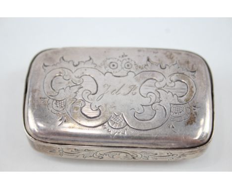 .850 silver snuff box 