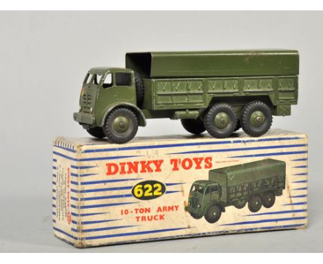 A Dinky Toys ten ton army truck, no.622, in original box.