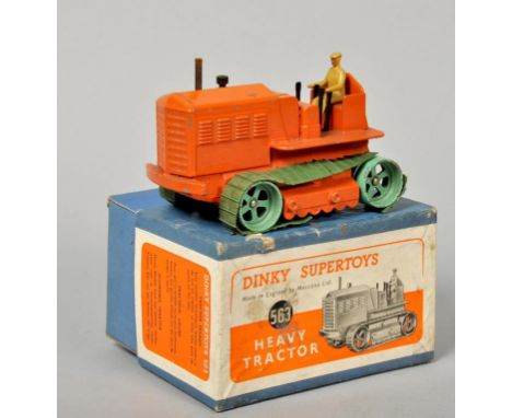 A Dinky Supertoys heavy tractor, no.563, in original box.