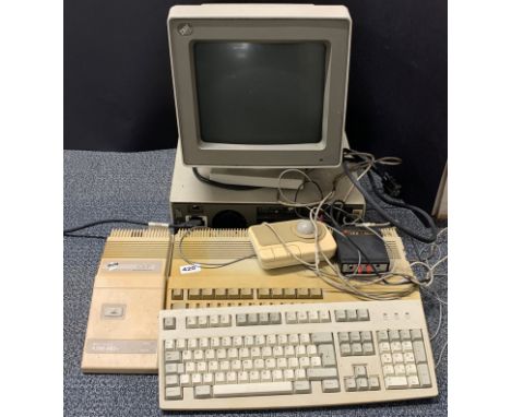 A vintage GBP impact series II computer keyboard etc.