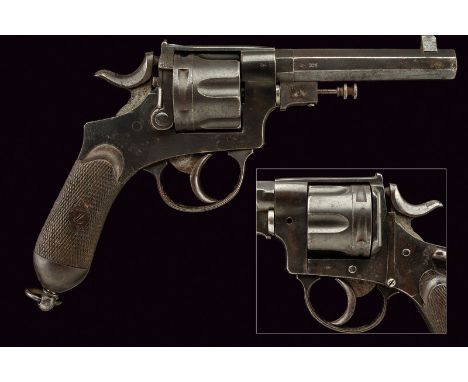 A 1889 model "Bodeo" revolver dating: last quarter of the 19th Century provenance: Italy Octagonal, rifled, 10.5 mm cal. barr