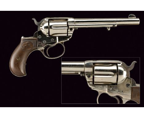 Colt Model 1877 Lightning D.A. Revolver dating: 1875-1890 provenance: USA Round, rifled barrel, with address, with the mark "