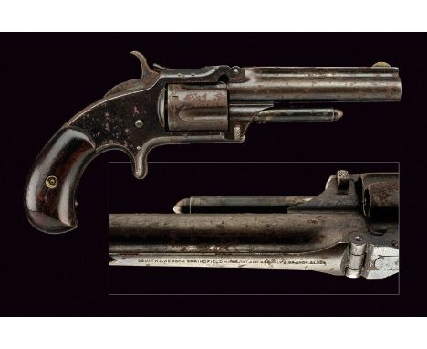 S&W Model No. 1-1/2 Single Action Revolver dating: third quarter of the 19th Century provenance: USA Round, rifled, cal. 32 b