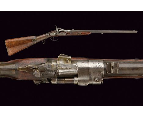 A breech-loading rifle by R. B. Rodda dating: third quarter of the 19th Century provenance: England Round, rifled, 15 mm cal.