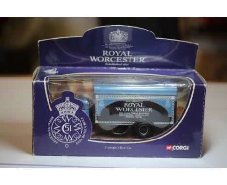 Corgi Bedford S "Royal Worcester" promotional box van, boxed