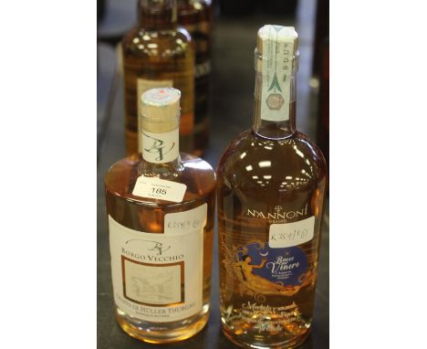 Two bottles of Grappa - Borgo Vecchio & Nannomi