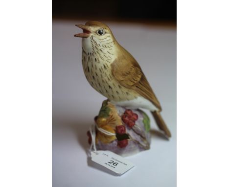 Royal Worcester "Thrush" figurine by Eva Soper c1965, No. 3234, good condition