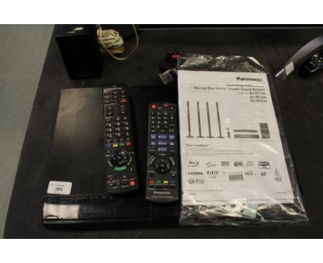 Panasonic five speaker surround sound system